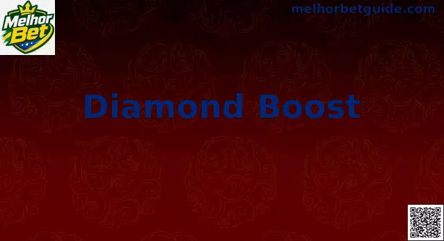 Tela temática do caça-níquel Diamond Boost disponível no contexto da Melhor Bet