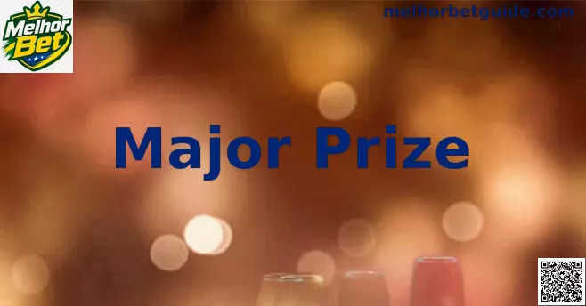 Representação do Major Prize em uma experiência de jogo da Melhor Bet