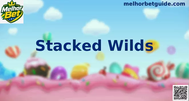 Exemplo visual de Stacked Wilds empilhados nos rolos de um caça-níquel