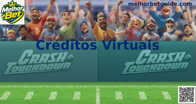 Interface ilustrativa de Créditos Virtuais na plataforma de jogos Melhor Bet