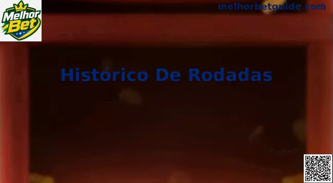 Tela ilustrativa do Histórico De Rodadas da Melhor Bet com registros de apostas e resultados