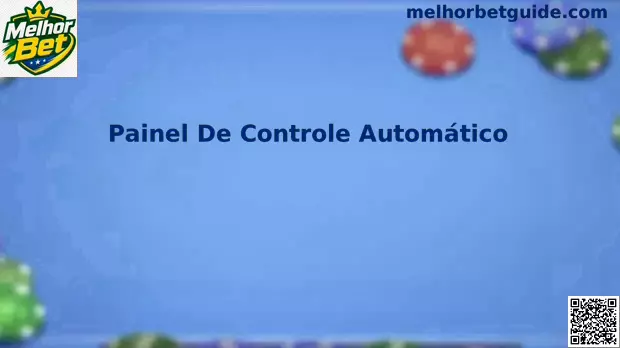 Representação do Painel De Controle Automático Melhor Bet com saldo, limites, histórico, alertas e recursos de segurança